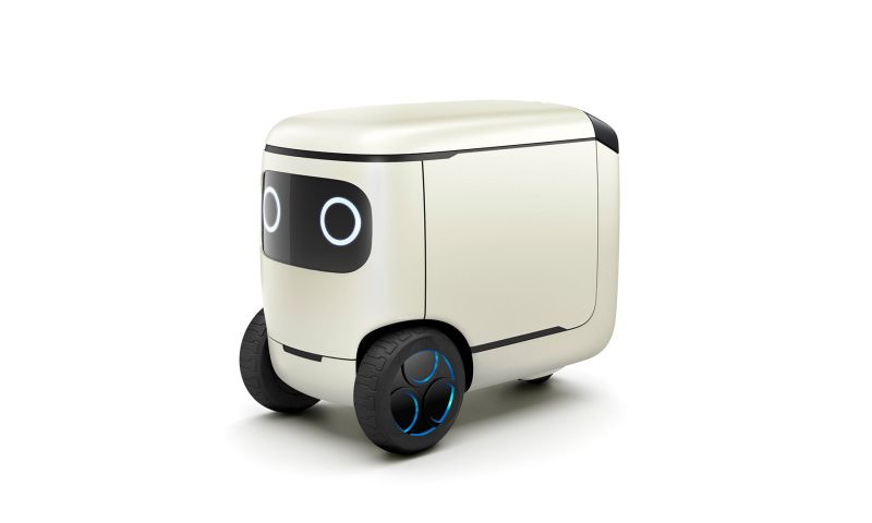 Deze rijdende Honda-robot is een 'zelfrijdende koelbox'