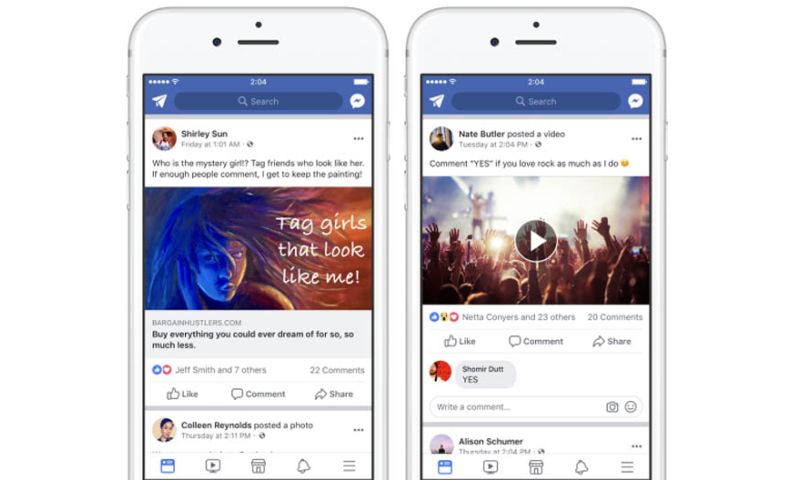 Facebook treedt op tegen vragen om likes en reacties