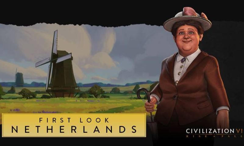 Koningin Wilhelmina en Nederland in Sid Meier's Civilization VI: Rise and Fall