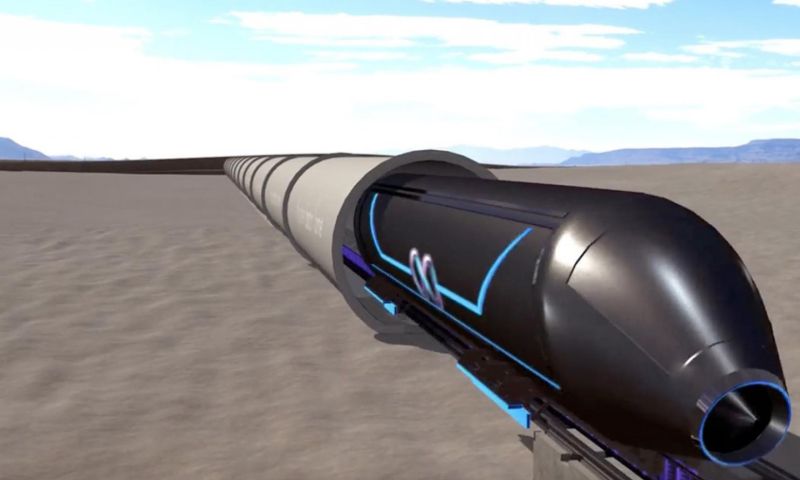 Eerste Hyperlooptest vindt vandaag plaats in Las Vegas