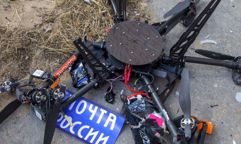 Video: Russische 'postdrone' crasht bij eerste vlucht