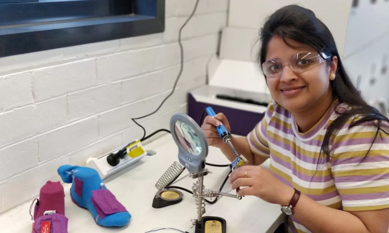 Slimme sokken helpen fysiotherapeut