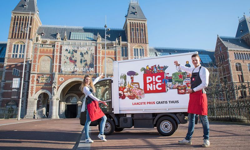 Online supermarkt Picnic nu ook in Amsterdam