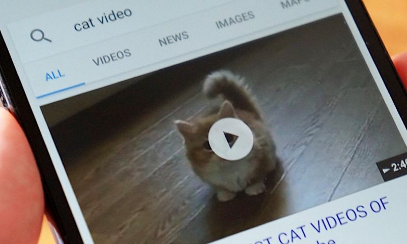 Android krijgt automatische video-previews in zoekresultaten Google