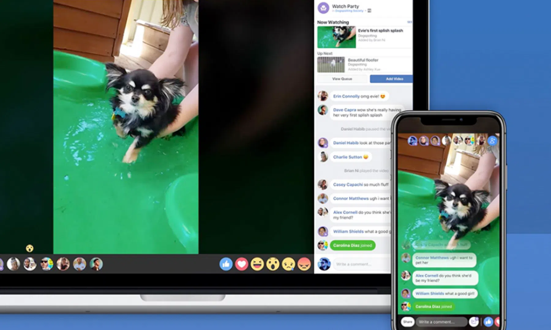 Facebook test samen video's kijken met Watch Parties