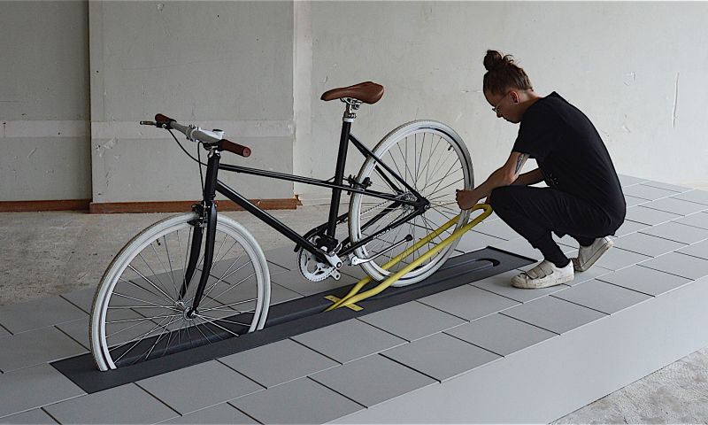 Slimme fietsenstalling staat nooit in de weg