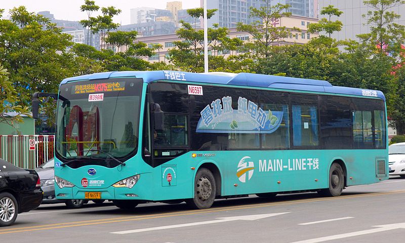 Alle 16.359 bussen in Shenzhen rijden elektrisch