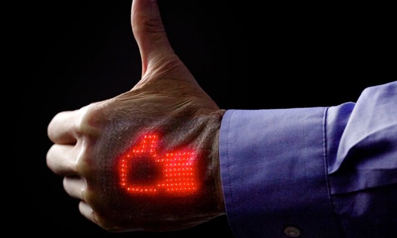 Japanners maken schermpje voor op de huid