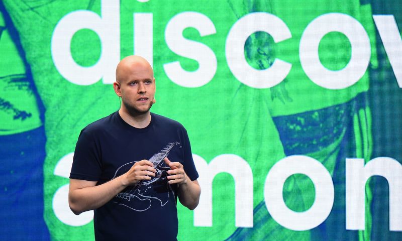 Spotify maakt definitief unieke beursgang