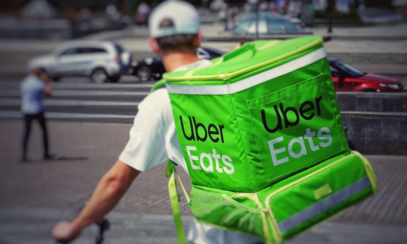 uber eats reclames advertenties in app