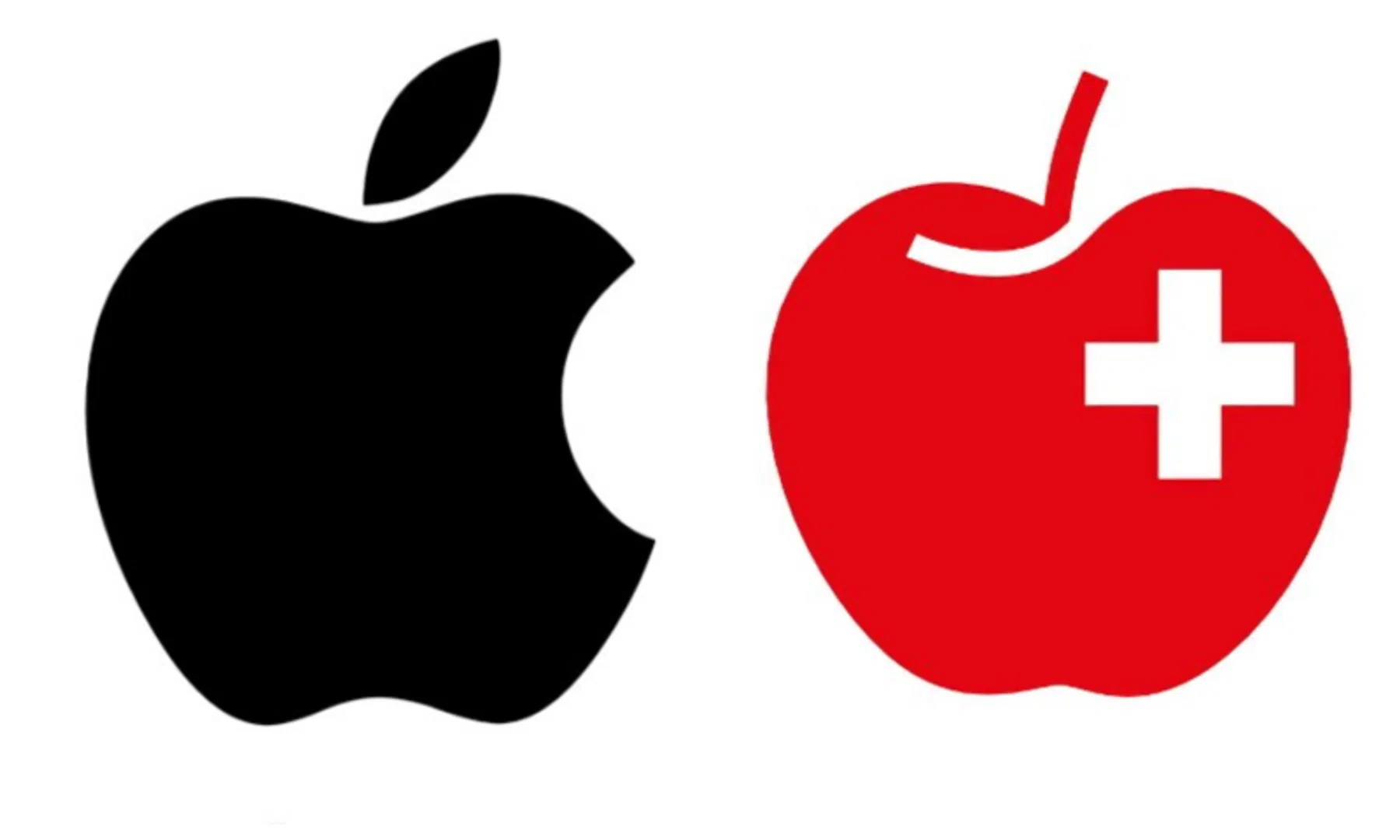 apple logo zwitserland merkrecht