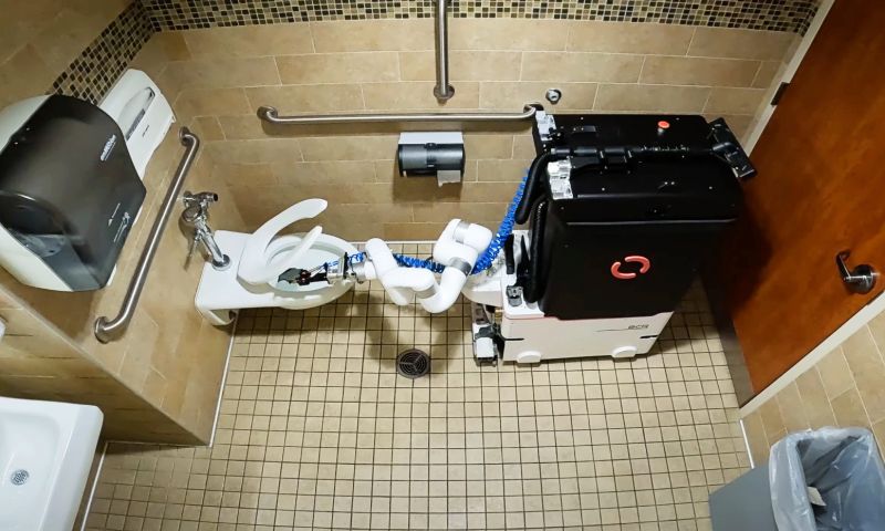 wc robot schoonmaken schoonmaakrobot