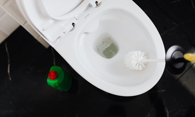 wc materiaal toilet stoot af vuil schoon