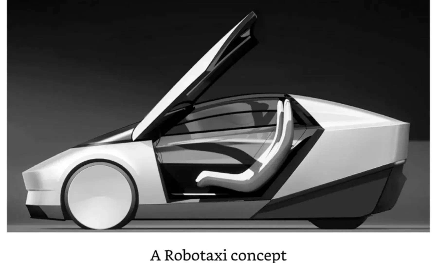 tesla zelfrijdende taxi robottaxi zelfrijdend auto elon musk