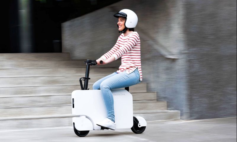 honda elektrische scooter opvouwbare escooter motocompacto motocompo motor