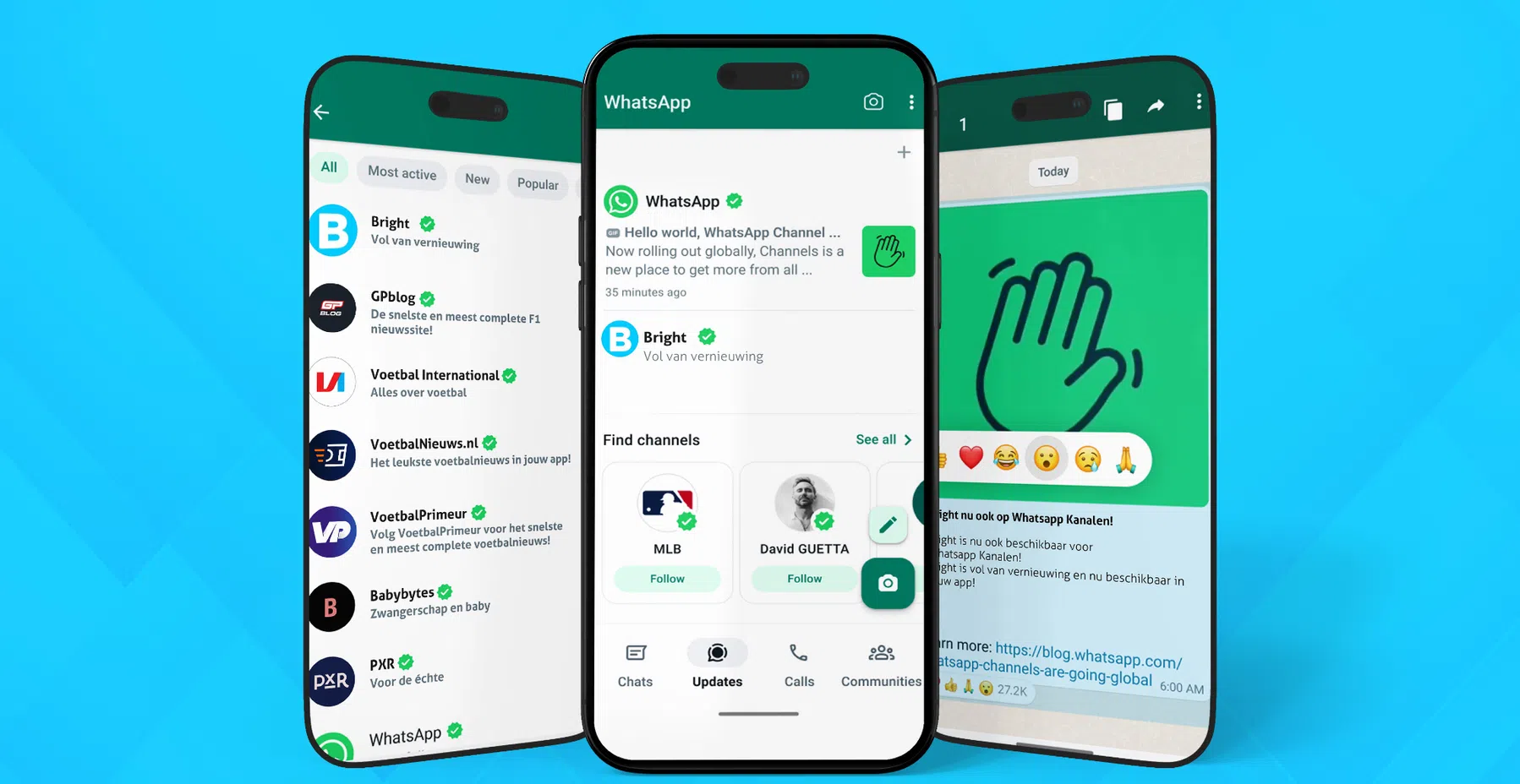 whatsapp kanalen bright sociale media berichtendienst updates