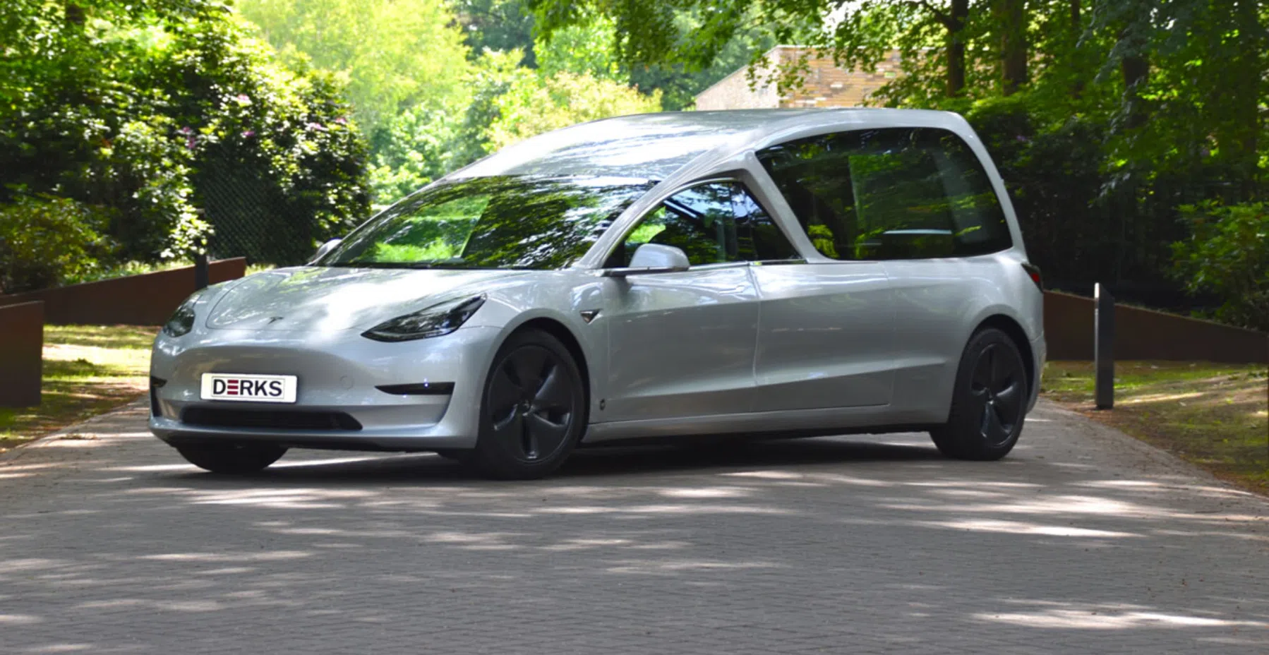 tesla model 3 hearse 3 elektrische rouwauto