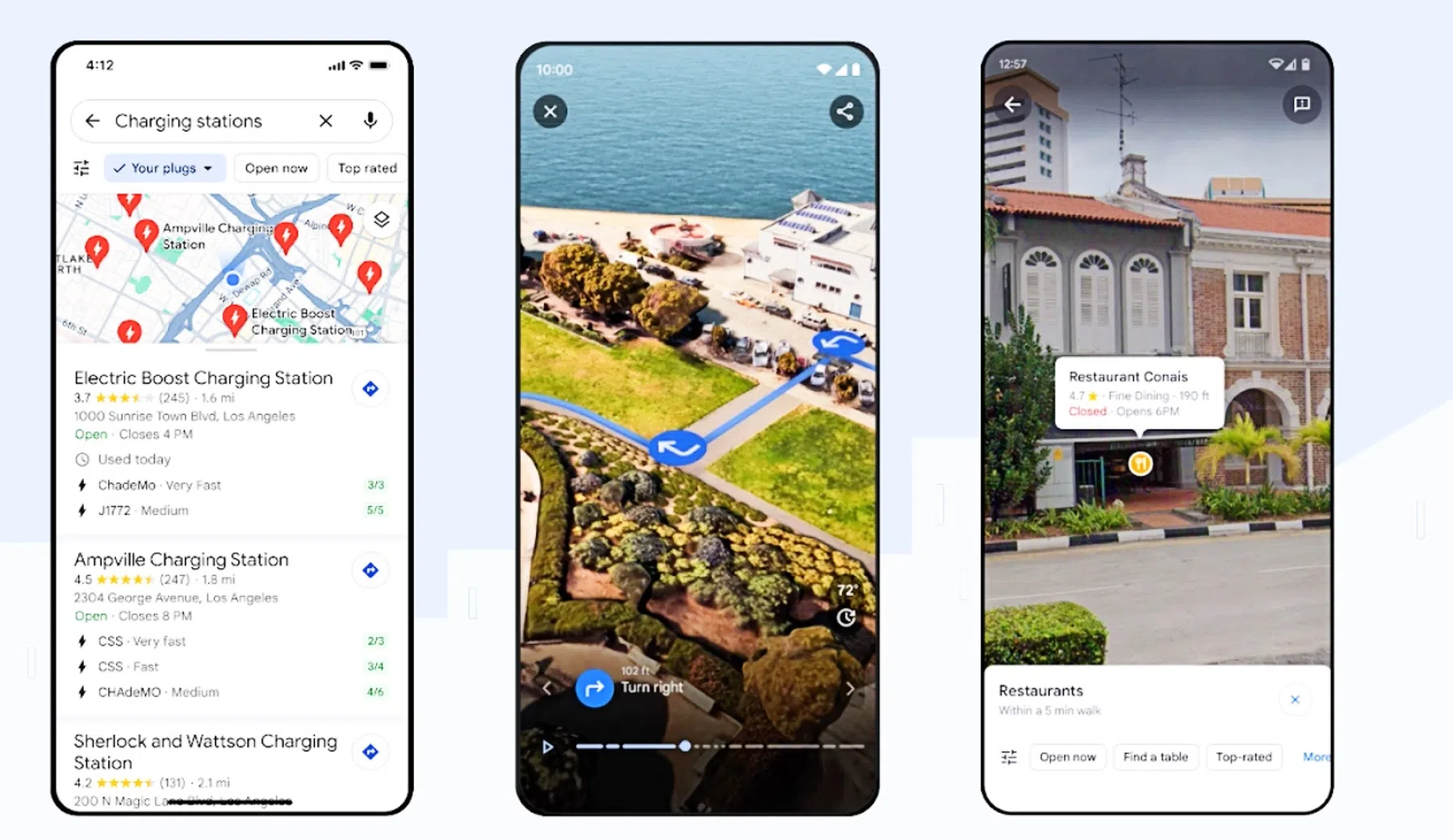 google maps immersive view amsterdam laadpaal ev ios android elektrische auto
