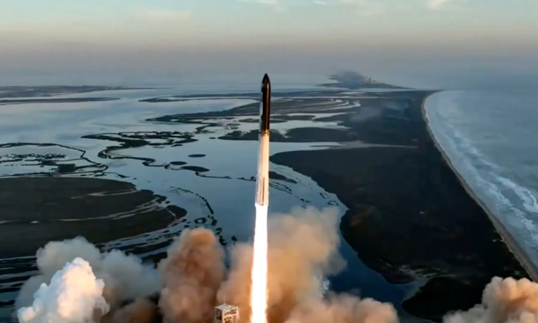 Lancering Starship is succes - ondanks dat de SpaceX-raket ontplofte in de ruimte