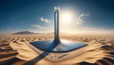 Thumbnail for article: Deze 200 meter hoge zonnetoren zorgt overdag én 's nachts voor energie