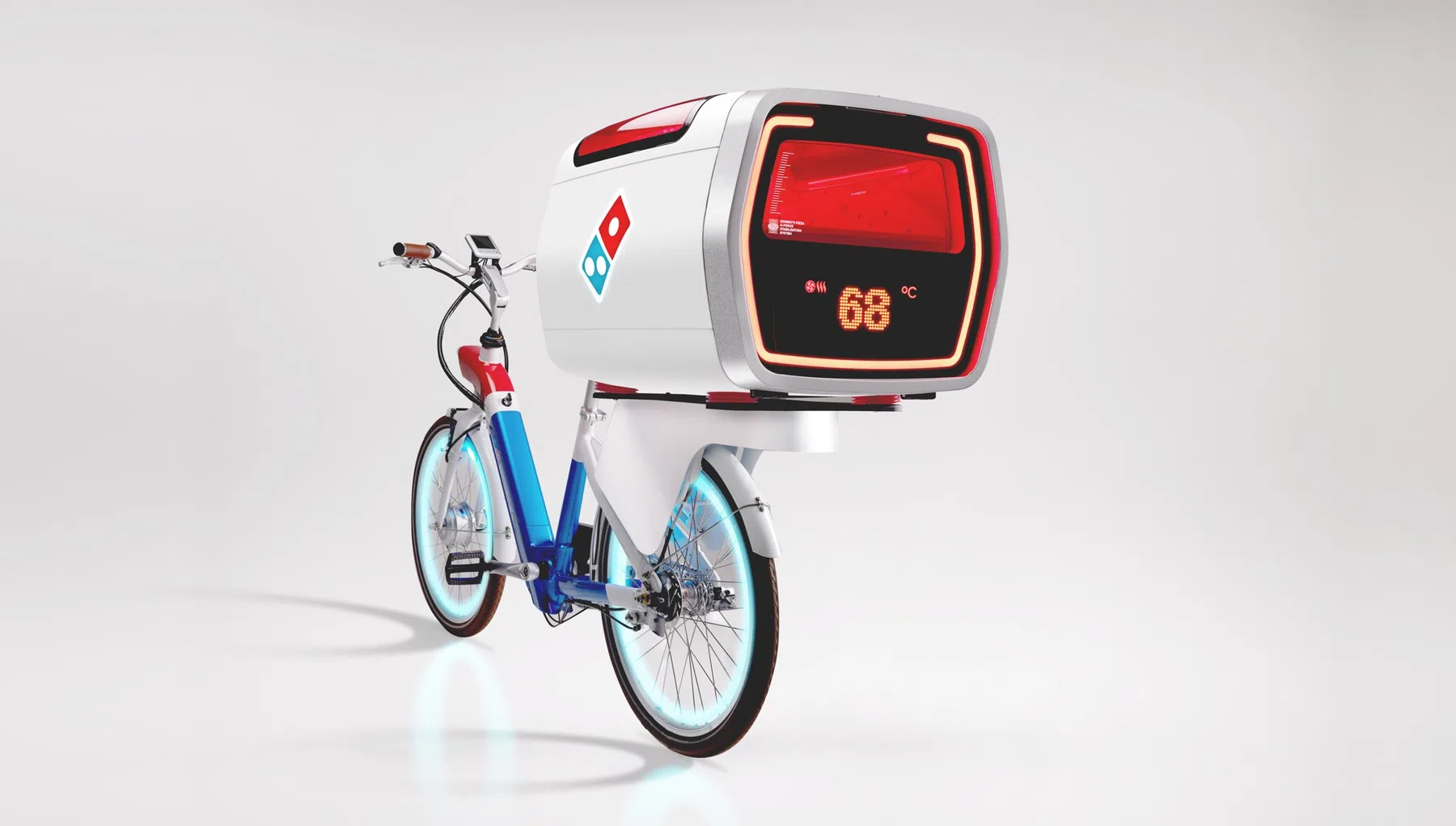 Met deze e-bike met ingebouwde oven blijft je bestelde pizza lekker warm