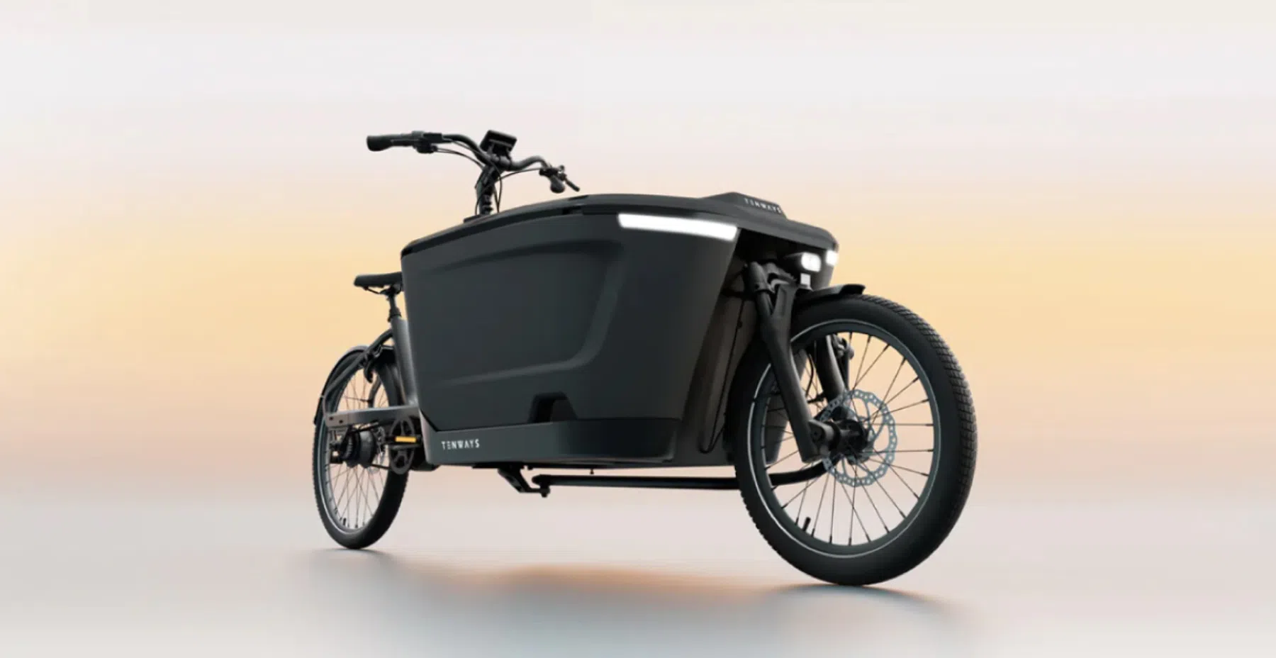 Dit is de 'betaalbare' elektrische bakfiets van Tenways