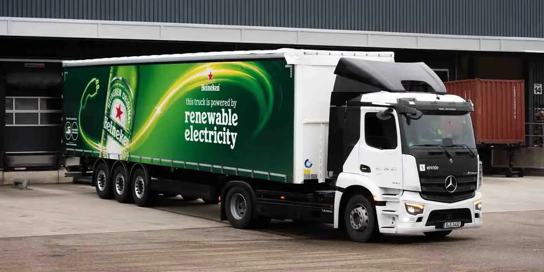 Ook Heineken gaat elektrisch rijden