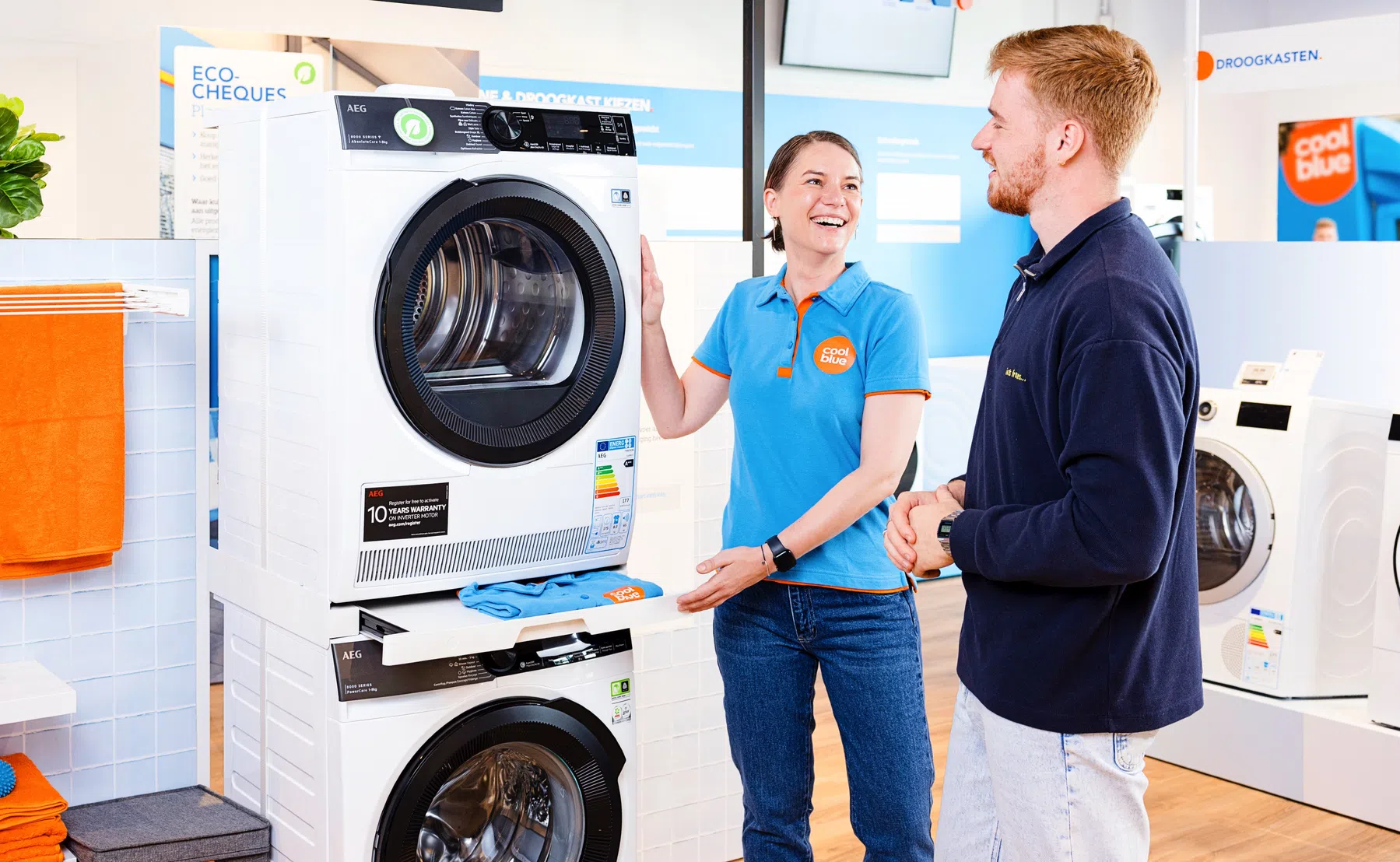 Coolblue komt met een wasmachine die gratis wasjes draait