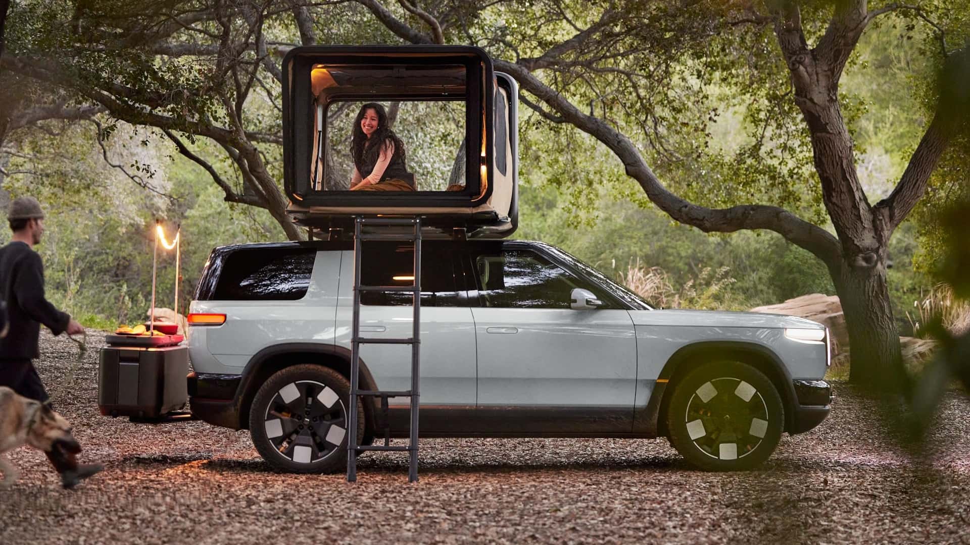 Deze elektrische auto kan in een tiny house veranderen