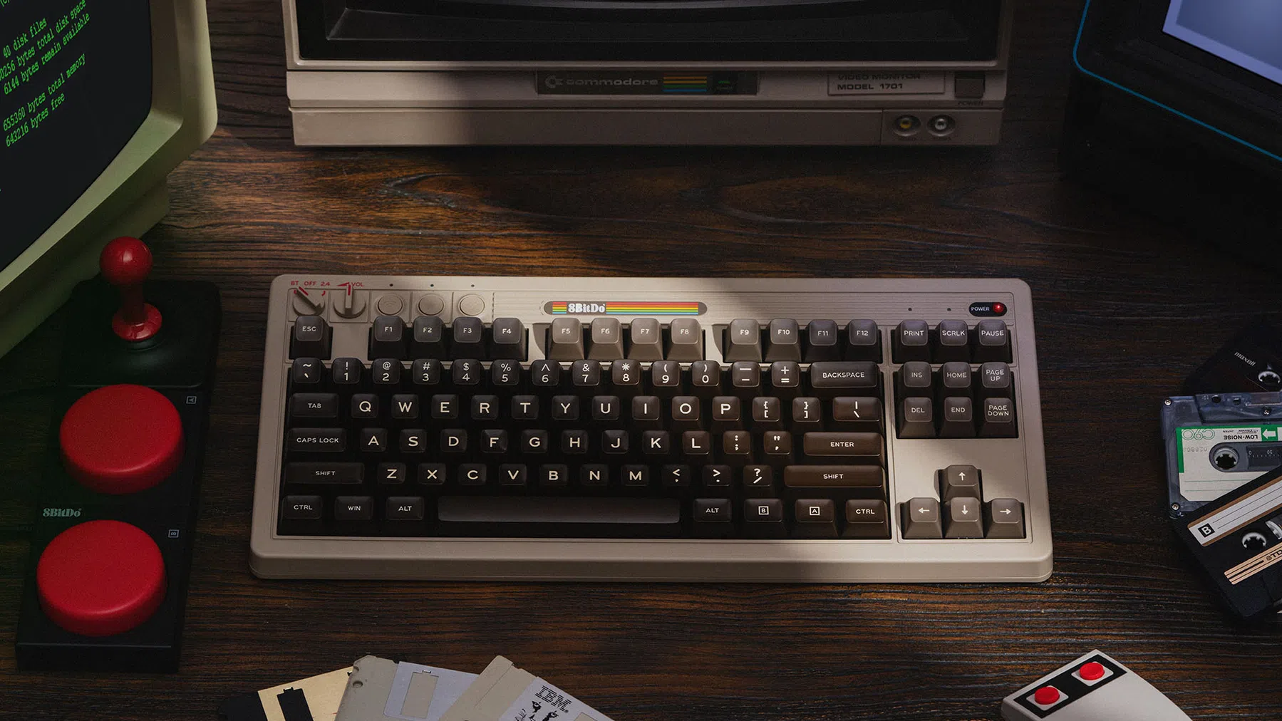 Dit Commodore 64-toetsenbord werkt met je moderne pc