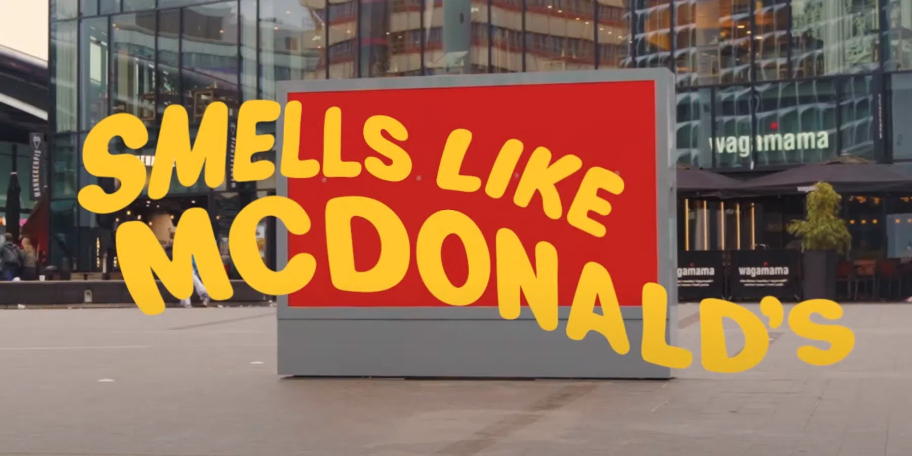 McDonald's laat je aan billboards ruiken om je te verleiden