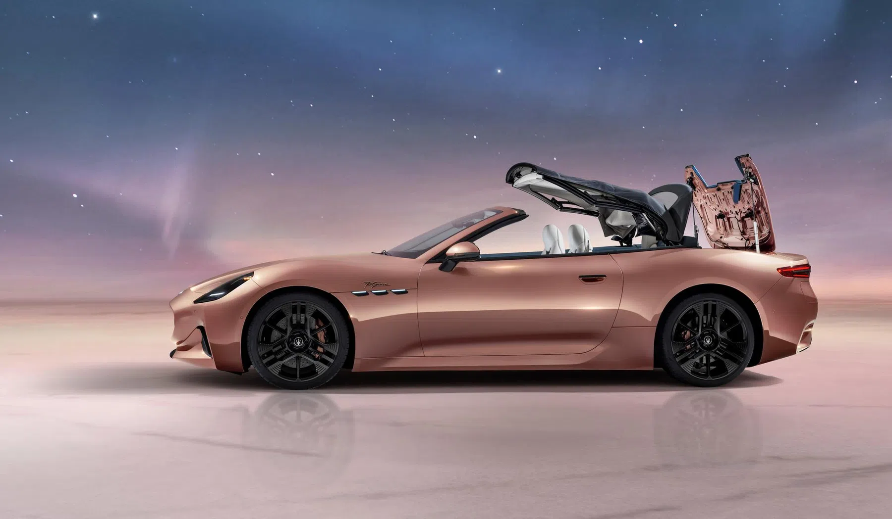 Eindelijk plezier: Maserati onthult bloedsnelle elektrische cabrio