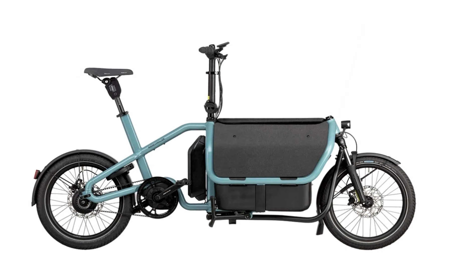 Deze compacte elektrische bakfiets is de eerste van een bekend e-bike-merk