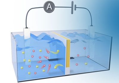 Deze ‘zoutbatterij’ wordt opgeladen door de zee