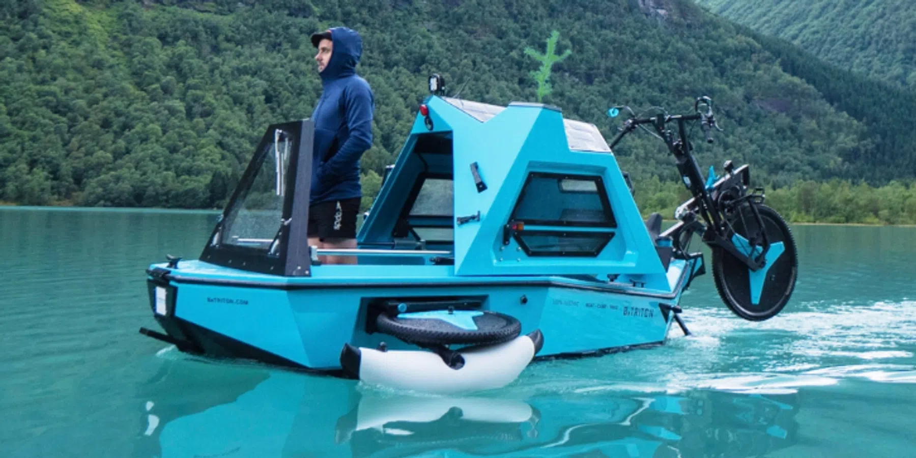 Deze elektrische fiets, boot en camper in één huur je binnenkort ook in Nederland