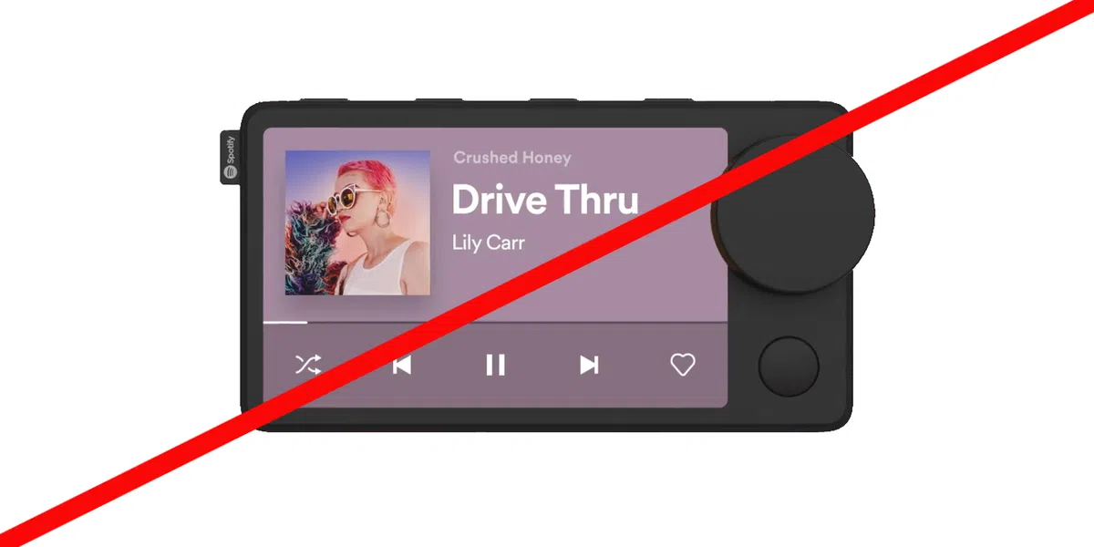 Spotify はこのガジェットを役に立たないものにし、「捨ててください」と言う