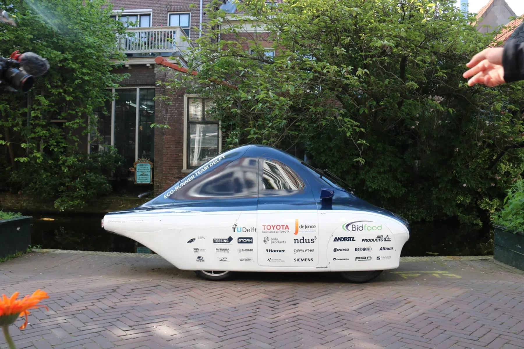 Waterstofauto van TU Delft mag de weg op