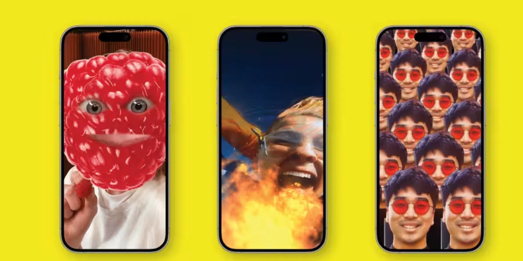 Snapchat Lenzen in Skype