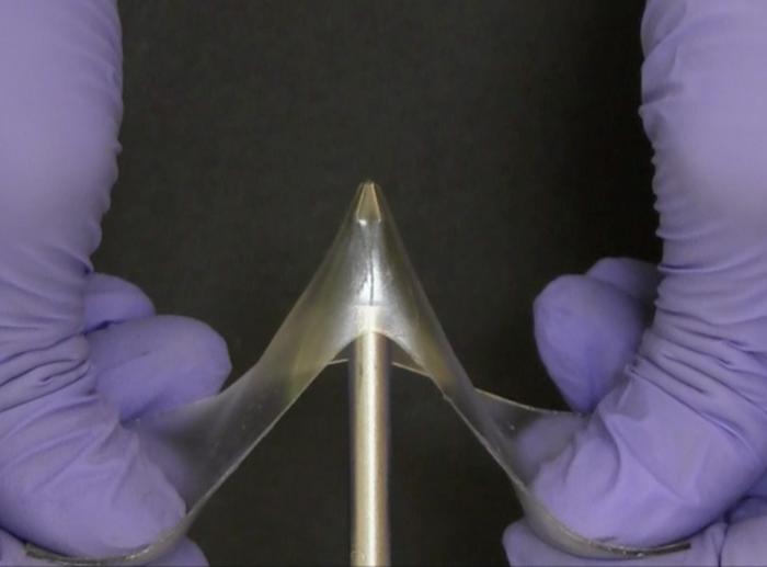 This material is almost impossible to break and can repair itself