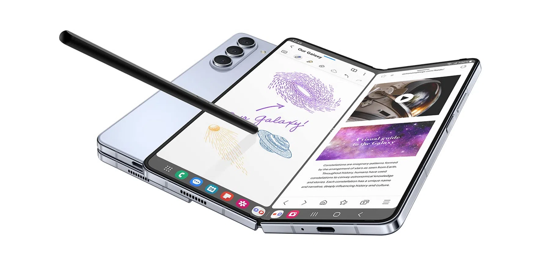 ‘Samsung dunnere Galaxy Z Fold 8 inch scherm