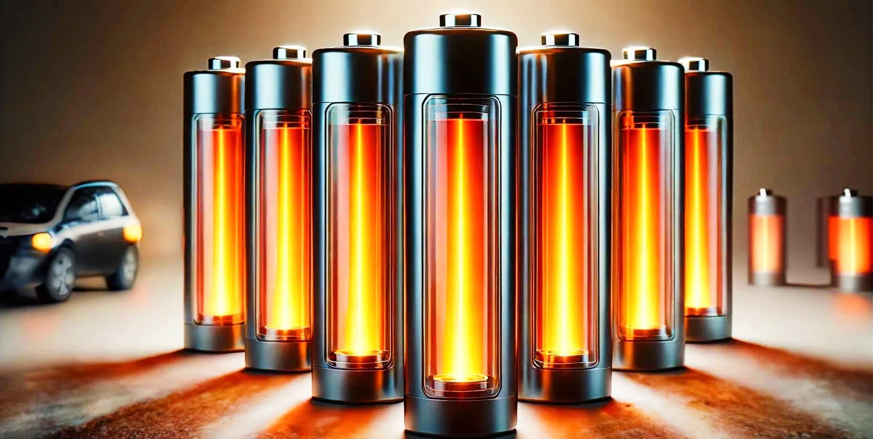 Deze batterij blijft werken bij temperaturen tot 100 graden Celsius 