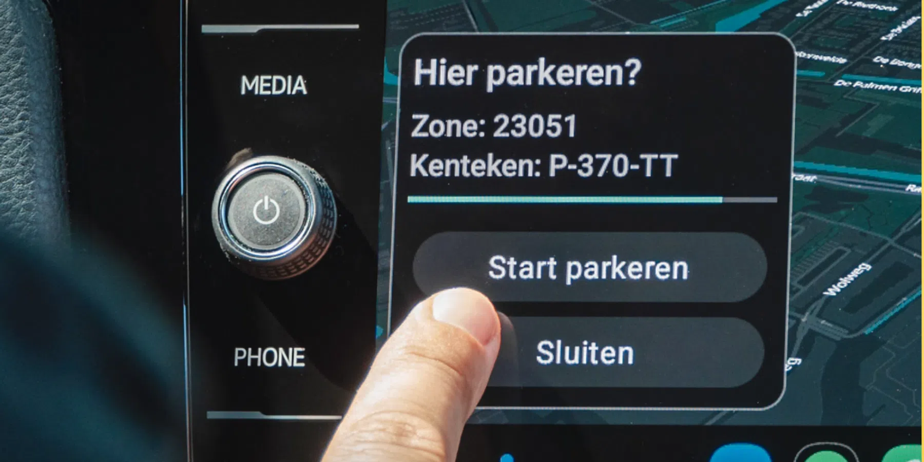 Flitsmeister parkeren beschikbaar op Android Auto, maar niet voor iedereen