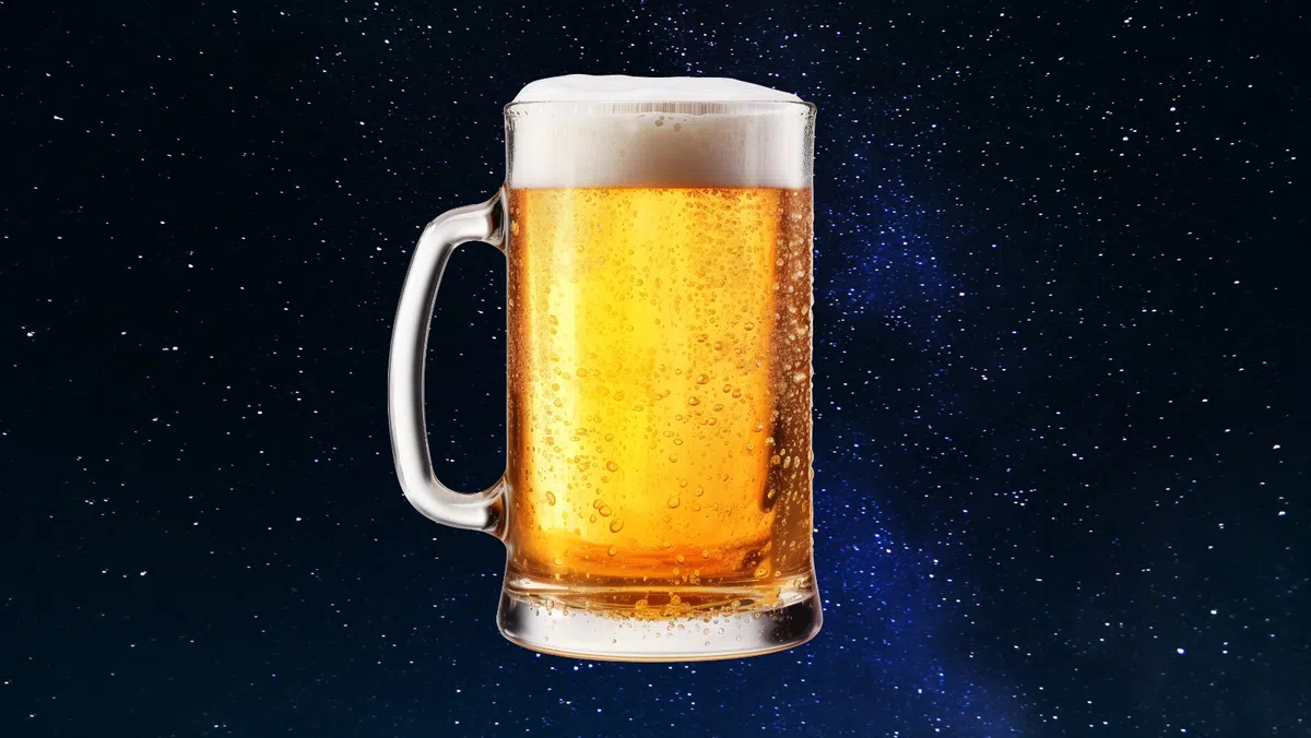 Beer tastes so much better when it comes from space.