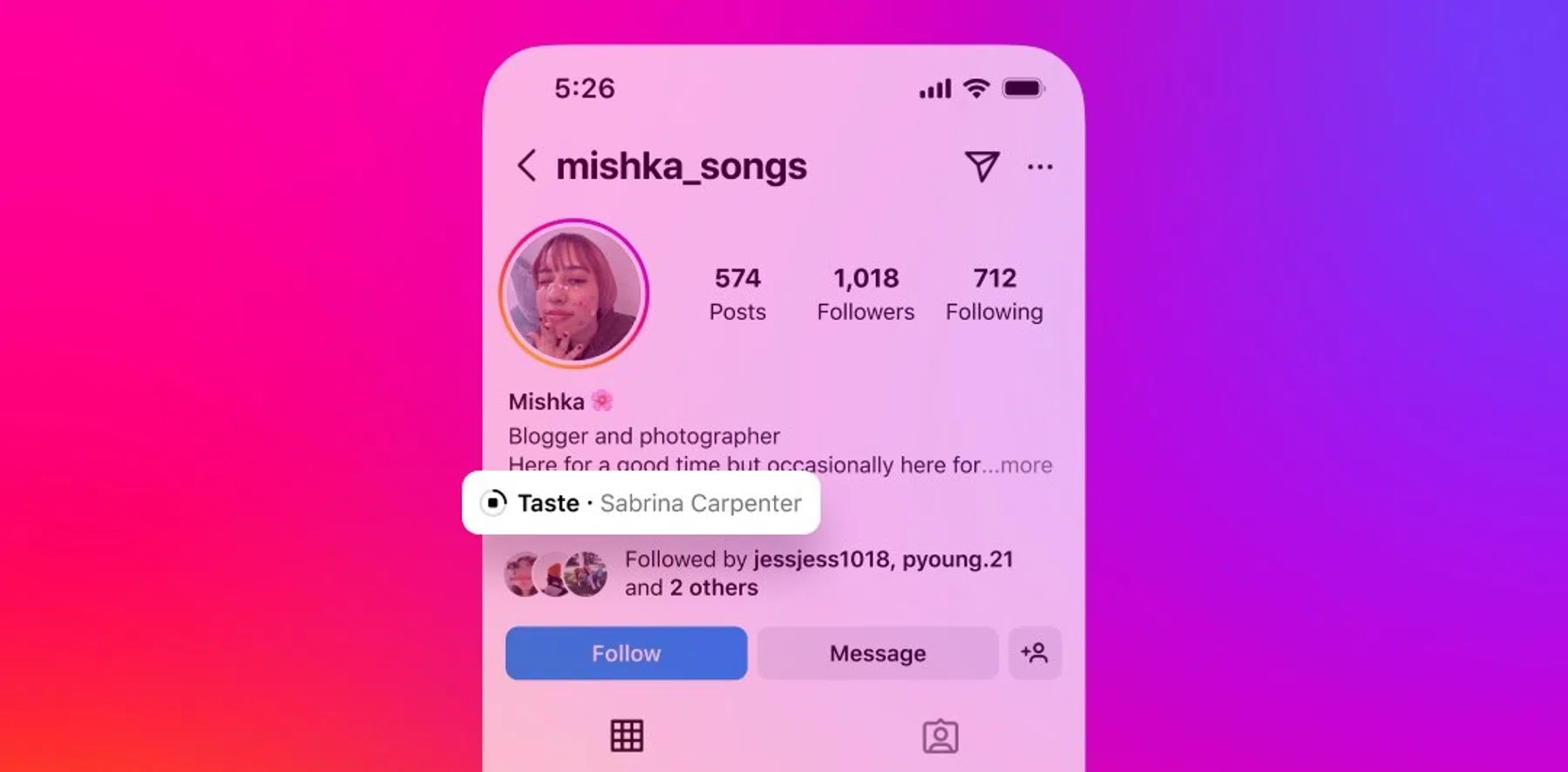 Instagram is het nieuwe MySpace: plaats nu muziek op je profiel