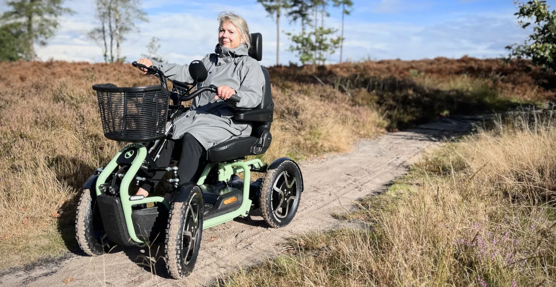 Deze Nederlandse scootmobiel kan pas echt offroad