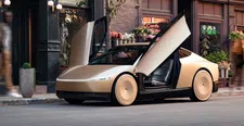 Thumbnail for article: Tesla onthult futuristische, zelfrijdende taxis's Cybercab en Robovan