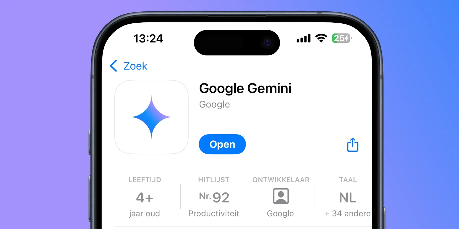 Google Gemini werkt nu veel beter op een iPhone