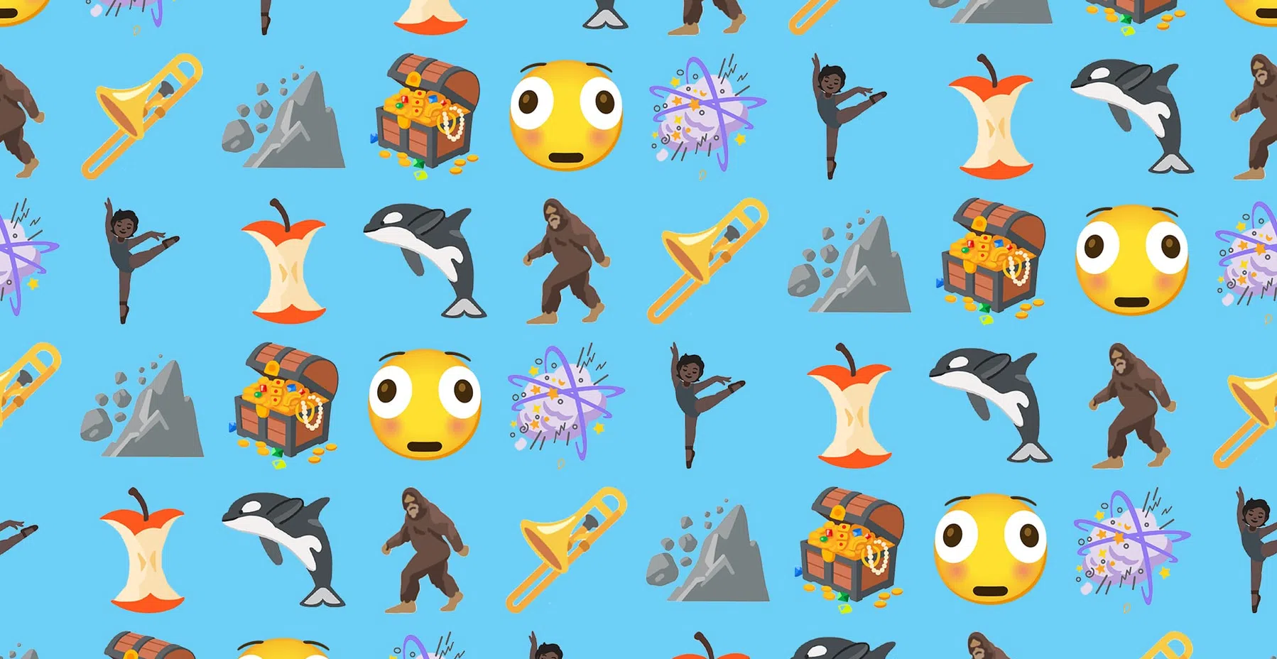 De nieuwe emoji zijn voor complotdenkers en piraten: van Big Foot tot schatkist