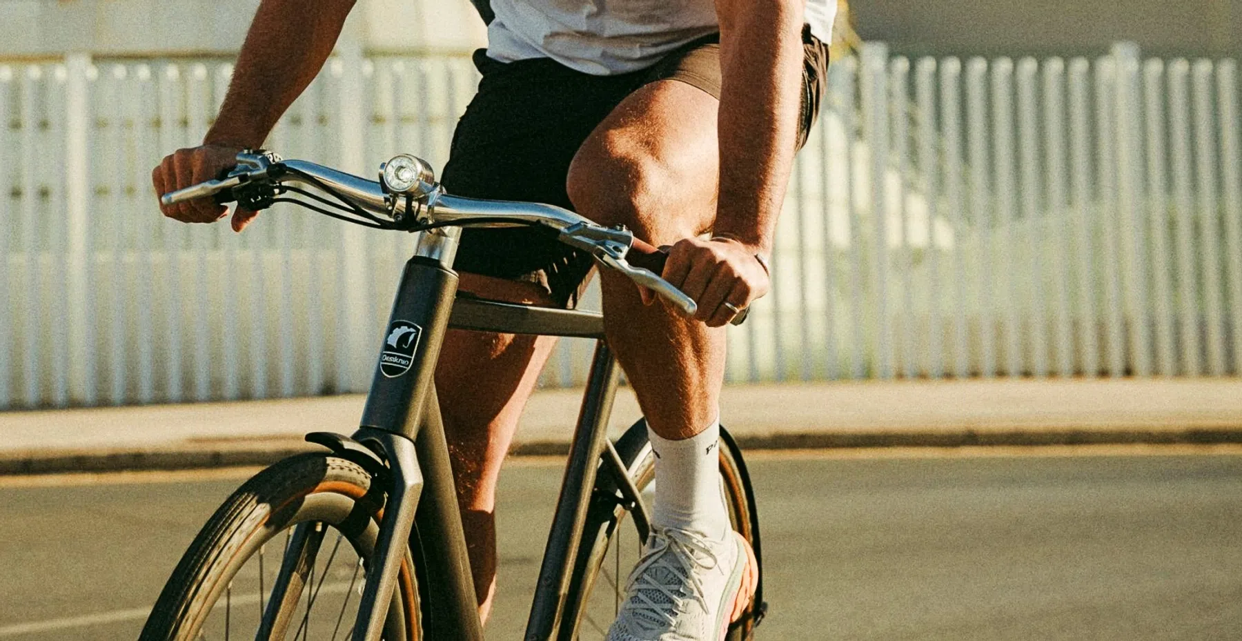 Aan deze fiets zie je bijna niet dat het een e-bike is