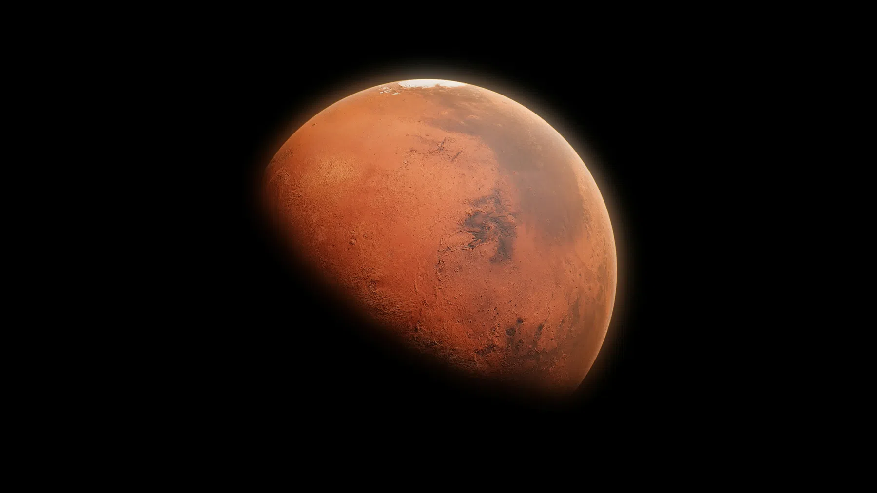 De Noordpool van Mars wordt kleiner: dit is waarom